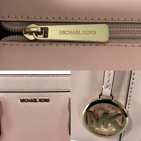 Michael Kors Dillon Large Zip Top Saffiano Leather Handbag Pink 💕💕 - Picture 9 of 13